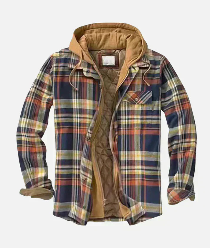 Abel | Checked Patchwork Jacket Full of Style