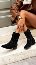 STUDDED COWBOY BOOTS