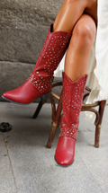 WESTERN STUDDED BOOTS
