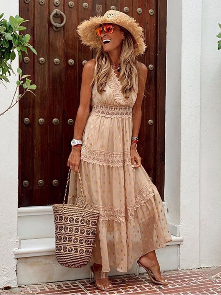 Joanna | Boho Maxi Dress
