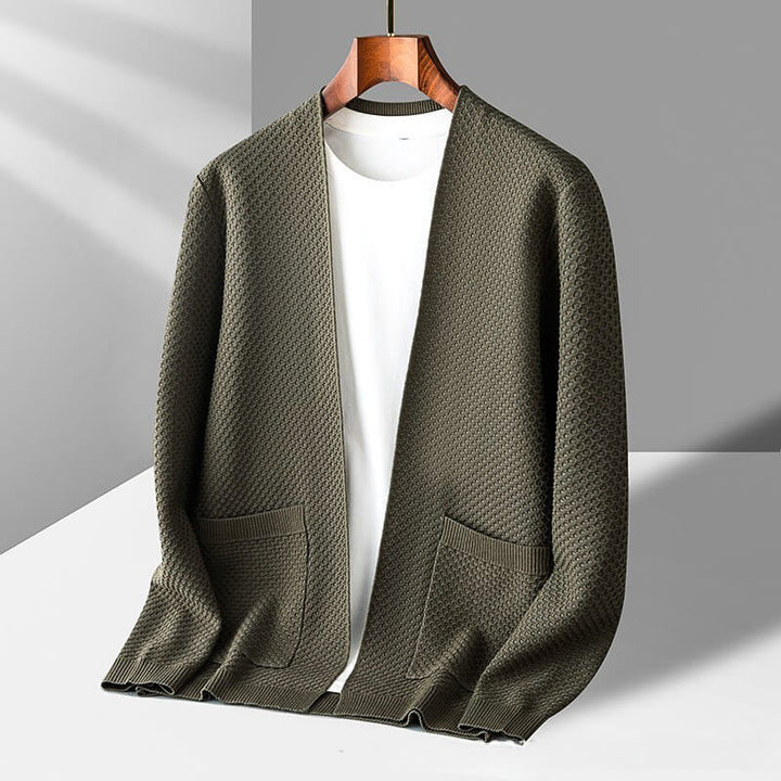 James™  - Comfortable Honeycomb Cardigan