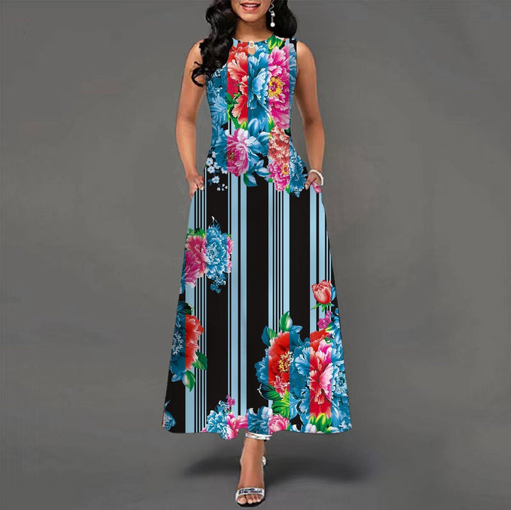 Bianca™ - Casual Sleeveless Dress with Flared Skirt