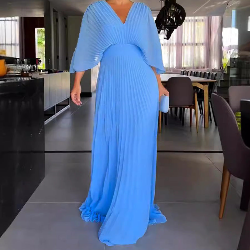 Ria™ - Floating Ribbed Maxi Dress
