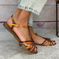FLAT SANDAL WITH T-BAR