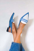 BI-COLOR POINTED SLINGBACK