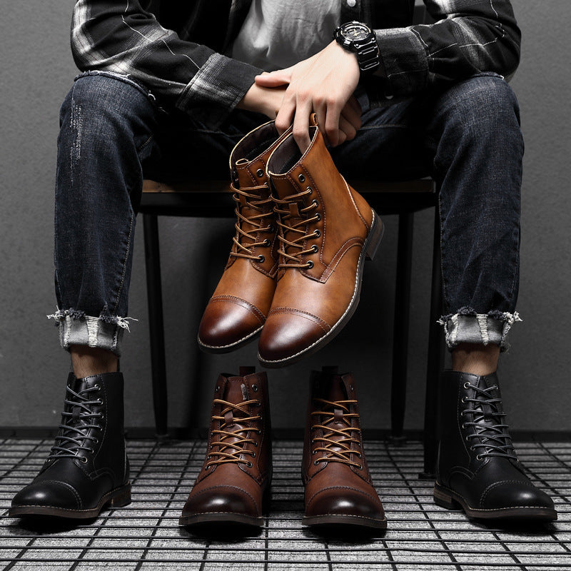 Morgan | Faux Leather Ankle Boots