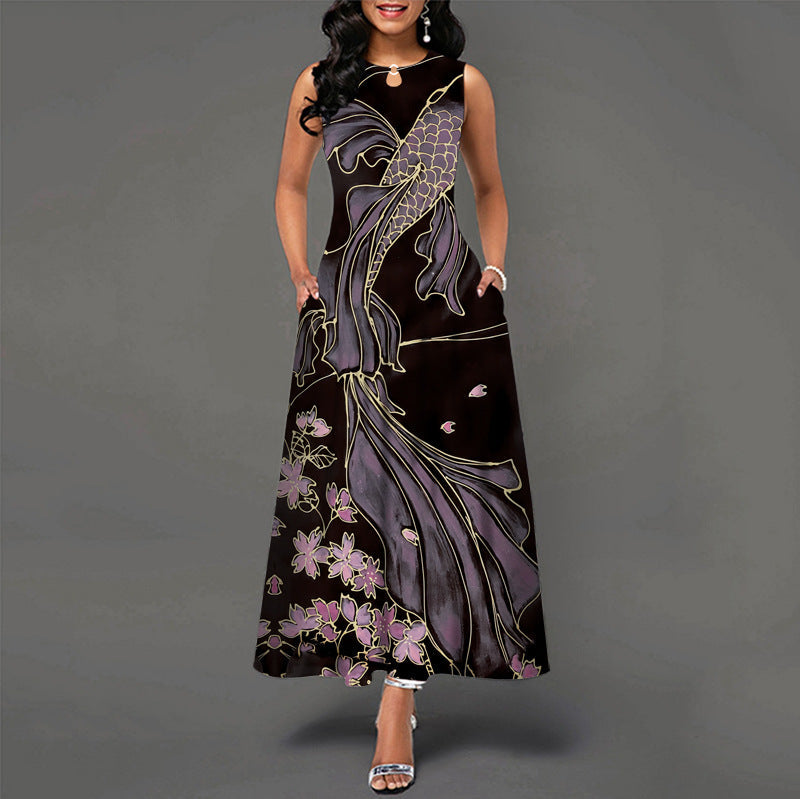 Bianca™ - Casual Sleeveless Dress with Flared Skirt