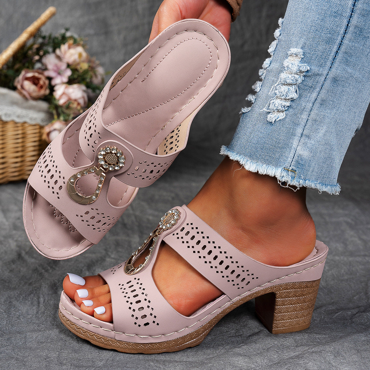 Ruby | Orthopedic Heeled Sandals