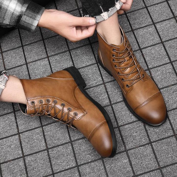 Morgan | Faux Leather Ankle Boots