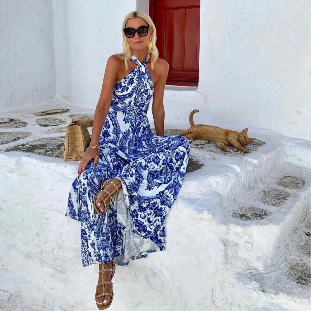 Carol™ - Halter Neck Dress