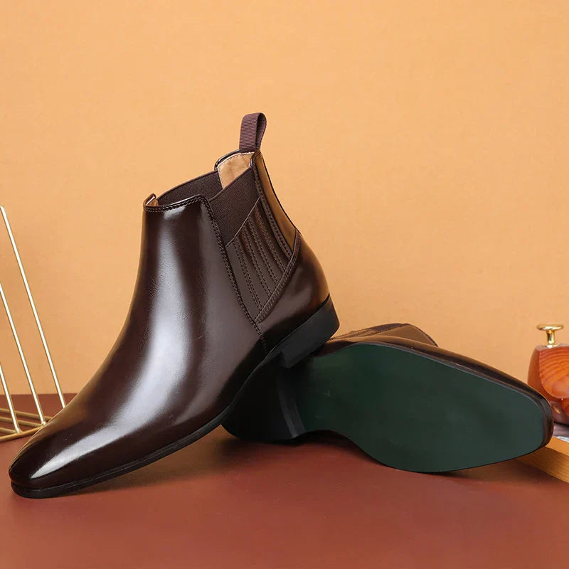 Peyton | Faux Leather Ankle Boots