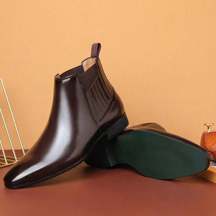 Peyton | Faux Leather Ankle Boots