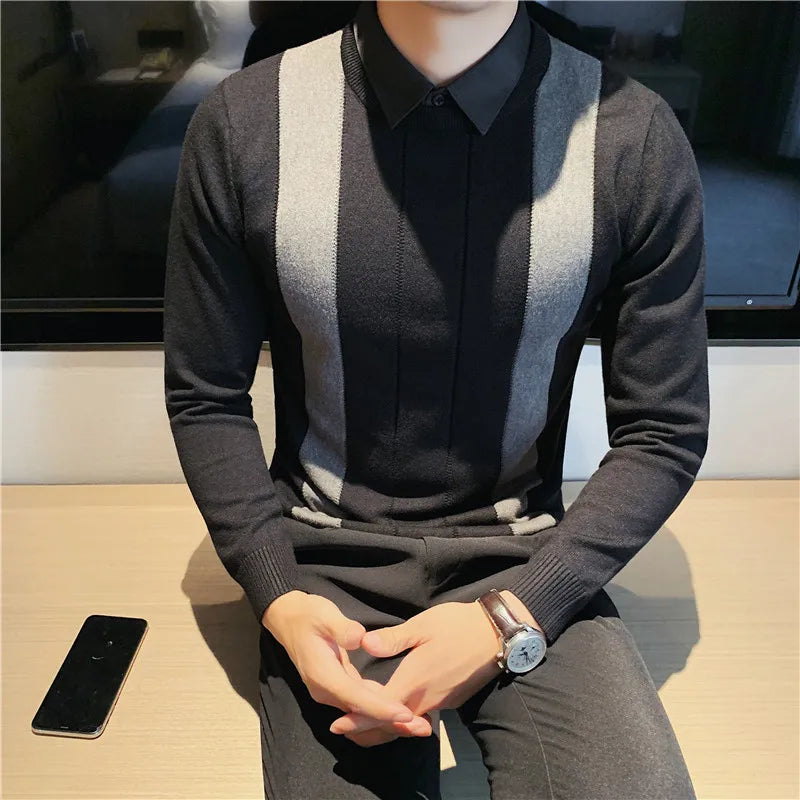 Elijah™ - Classic Striped Sweater