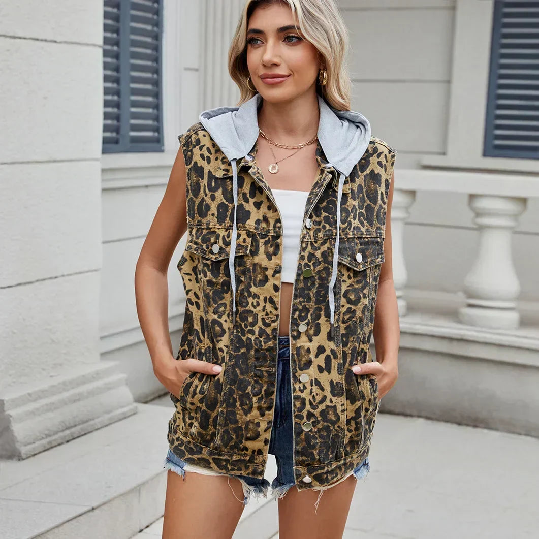Grace™ - Stylish Hooded Denim Jacket