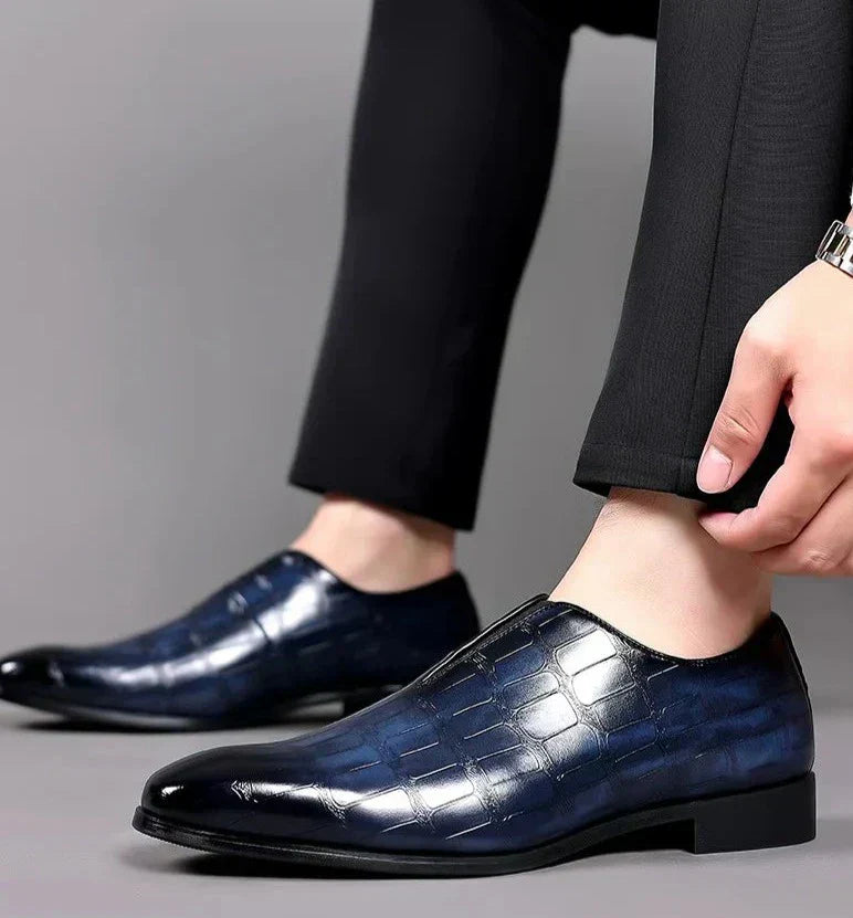 Noah™ - Stylish Stone Pattern Slip-on Loafers