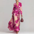 Roselle – Floral Wrap Maxi Dress