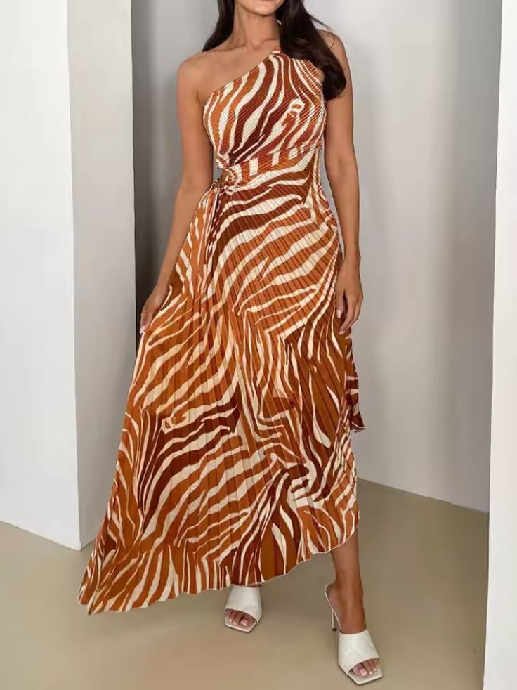 Celeste | Vibrant Tropical Evening Dress