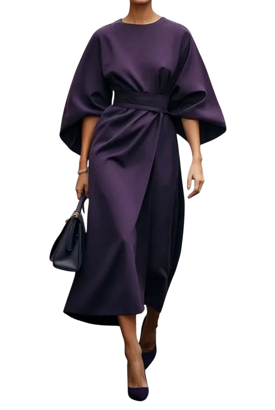The Louise Lantern Sleeve Dress