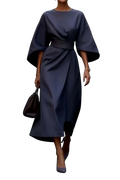 The Louise Lantern Sleeve Dress