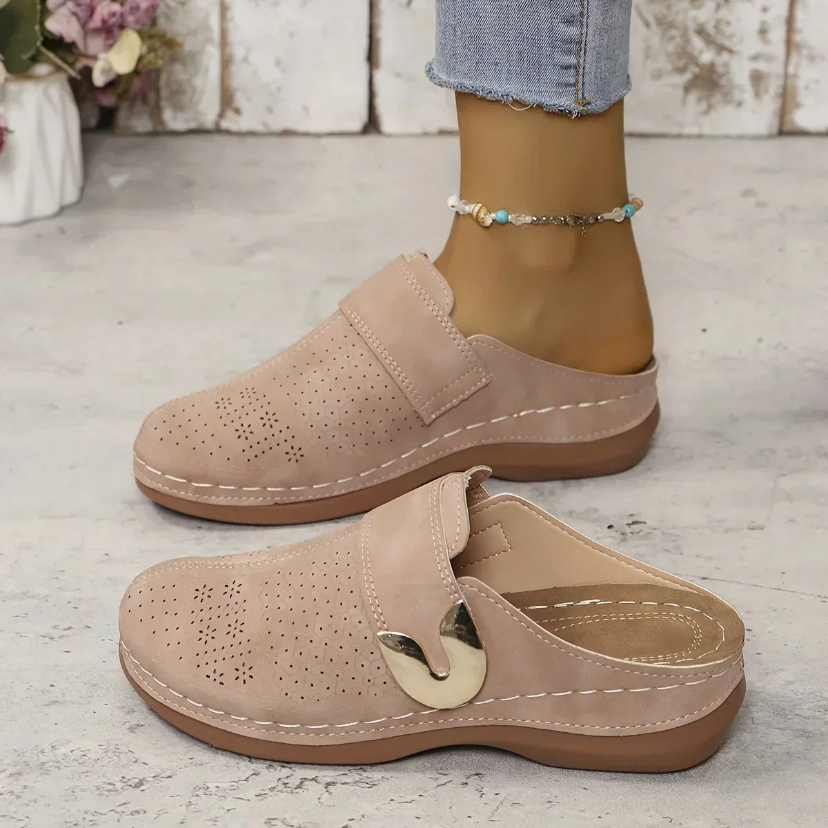 Mia™ - Chic Wedge Sandals