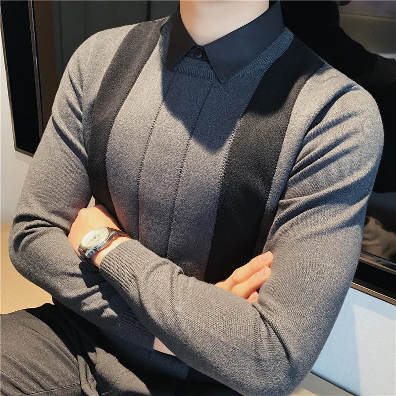 Elijah™ - Classic Striped Sweater