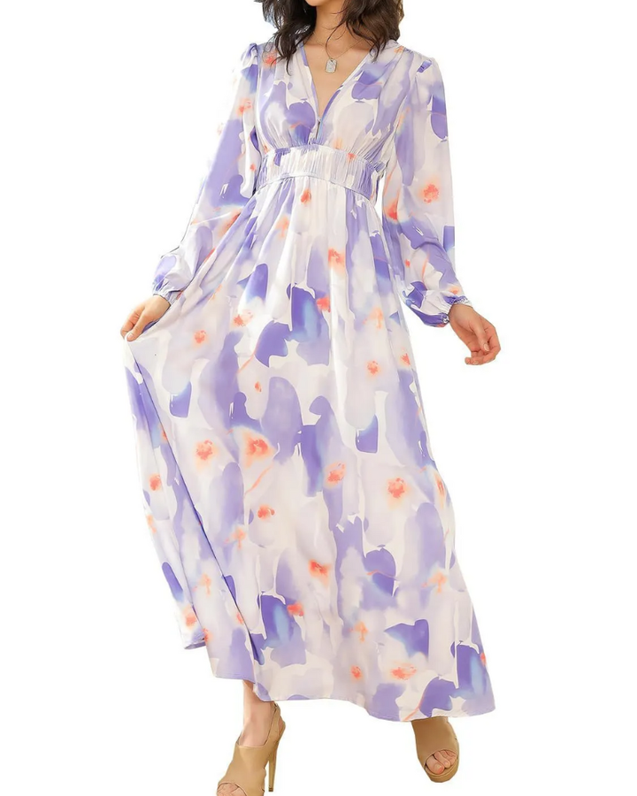 Corrine – Chic Floral Dress with Flowing Fit