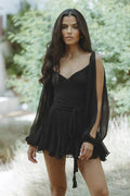 Layla | Playful Mini Dress with Balloon Sleeves