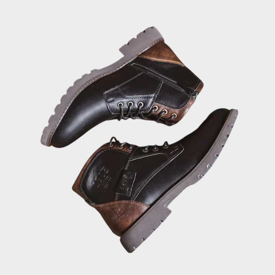Kennedy | Faux Leather Ankle Boots