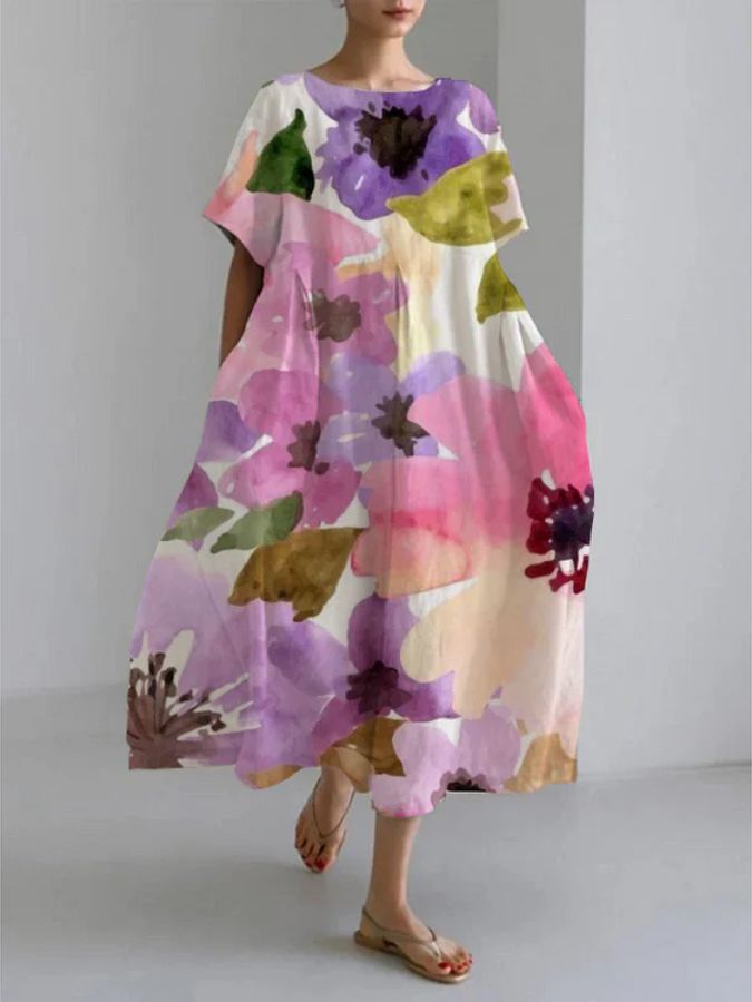 SCARLETT™ | Flattering Summer Floral Maxi Dress
