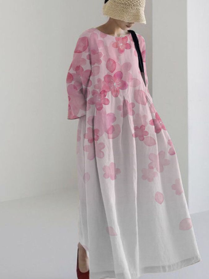 LENA™ | Flattering Summer Floral Maxi Dress