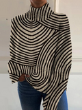 Amelia | Hand-Drawn Turtleneck Sweater