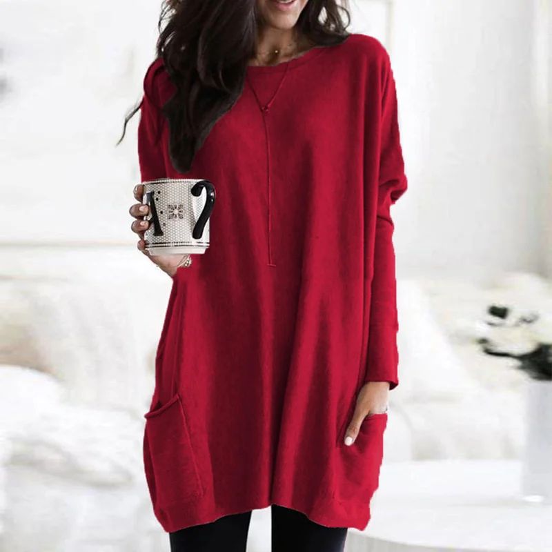 Sophia™ - Casual Pocket Sweater
