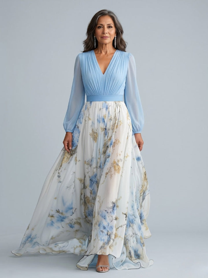 Abigail™ - Maxi Dress with Dazzling Floral Print