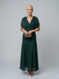 Lorenza™ | Elegant Maxi Dress with V-Neck