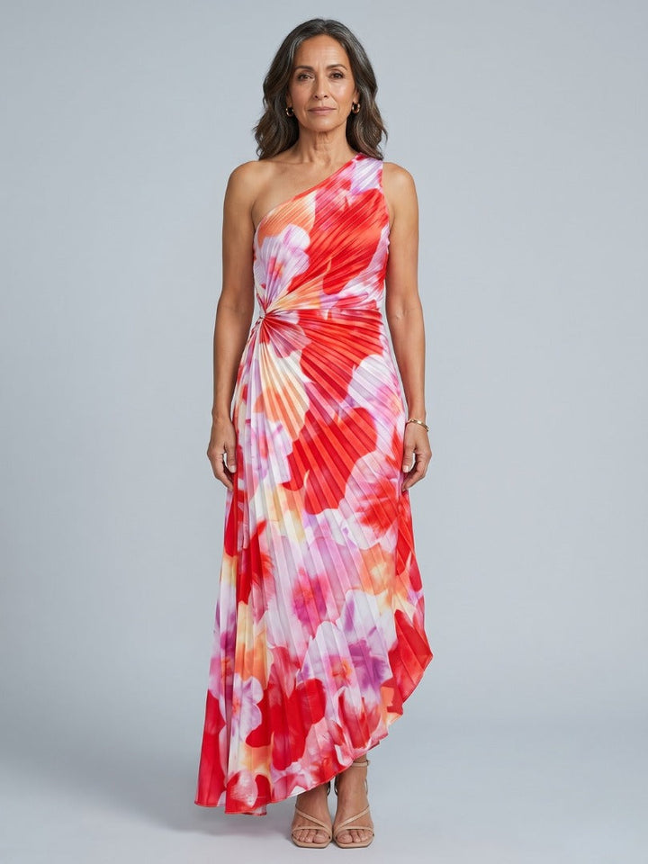 Celeste | Vibrant Tropical Evening Dress