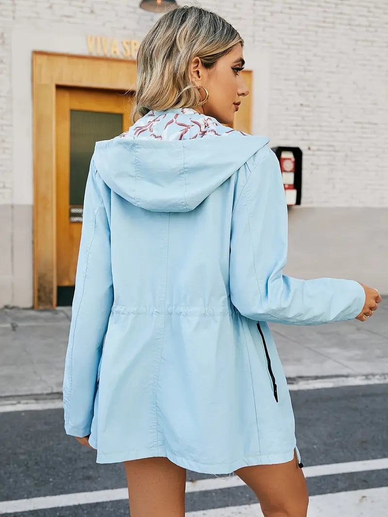 Avery™ - Lightweight Double Sided Floral Print Jacket