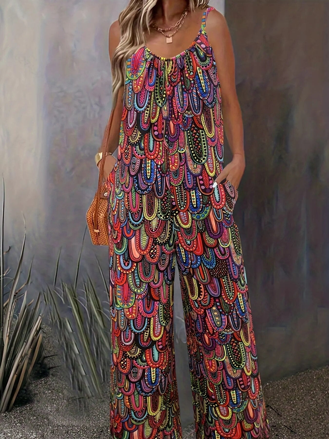 Emera - Loose-fitting Jumpsuit