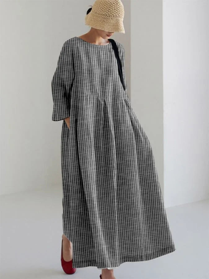 OLIVIA™ | Flattering Summer Stripped Maxi Dress