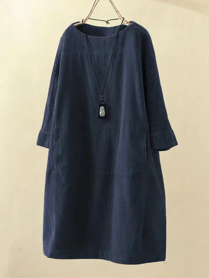 Comfortable Vintage Corduroy Tunic