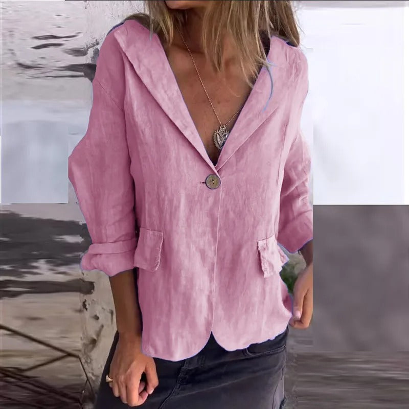 Alyssa™ - Lightweight Retro-Inspired Blazer