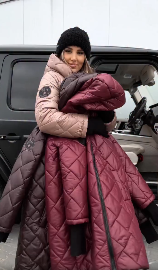 Bogna | Elegant Quilted Down Jacket with Hood