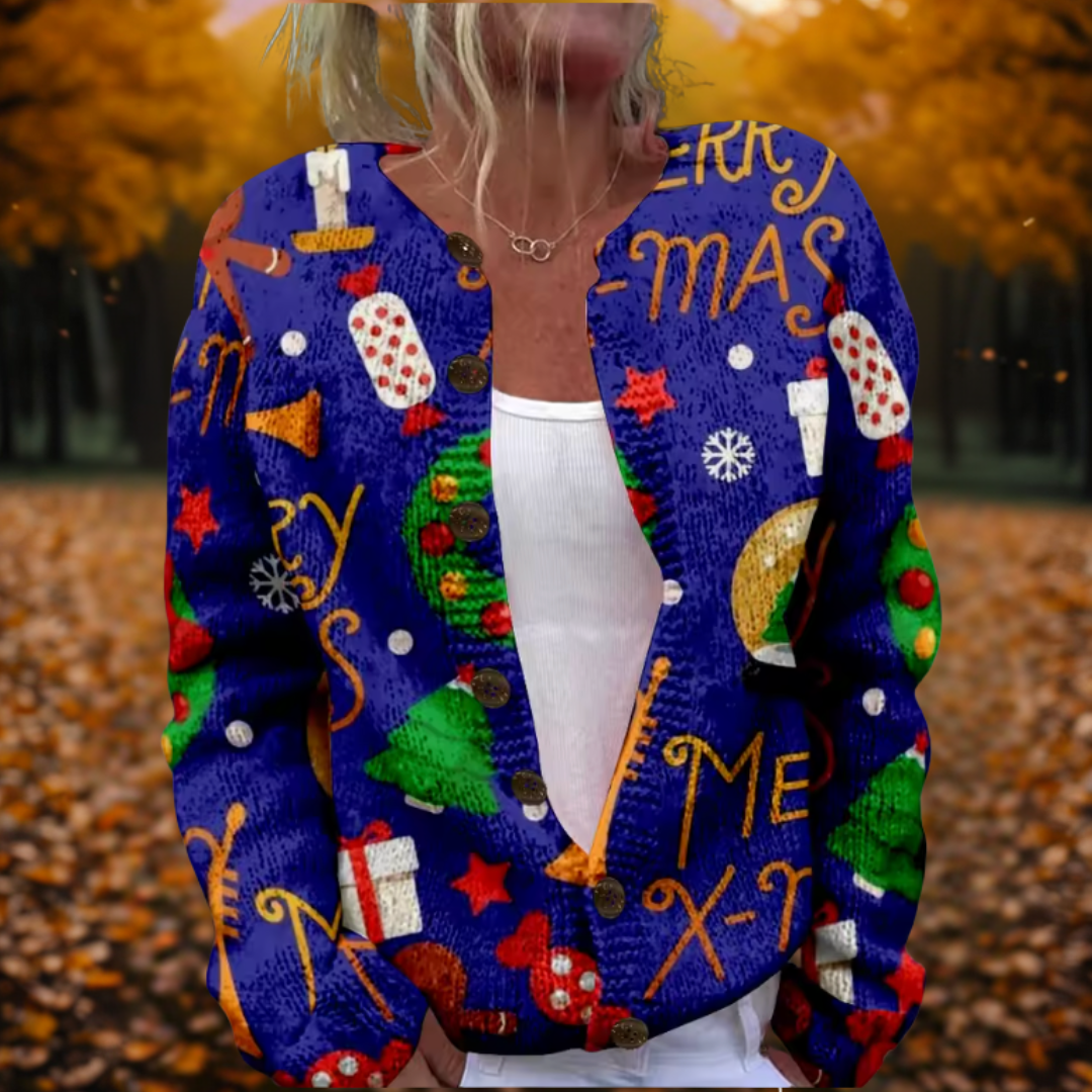 Janet | Christmas Cardigan