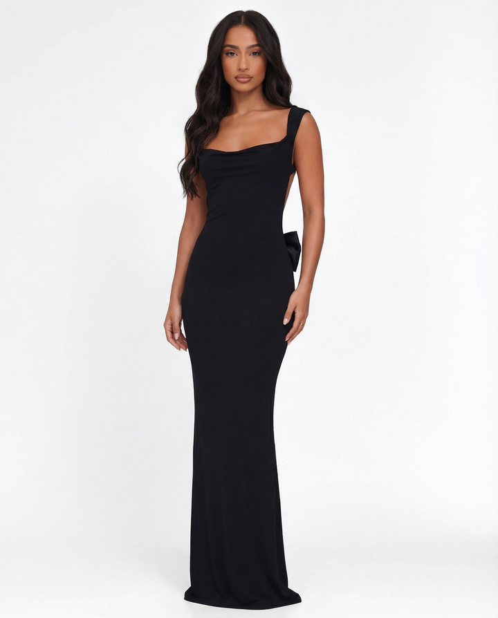 Mae | Backless Maxi Dress