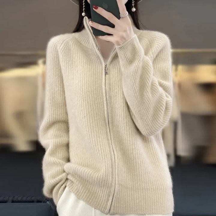 Charlotte™ - Cardigan with Zipper
