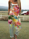 Nicky | Artistic Flower Jumpsuit