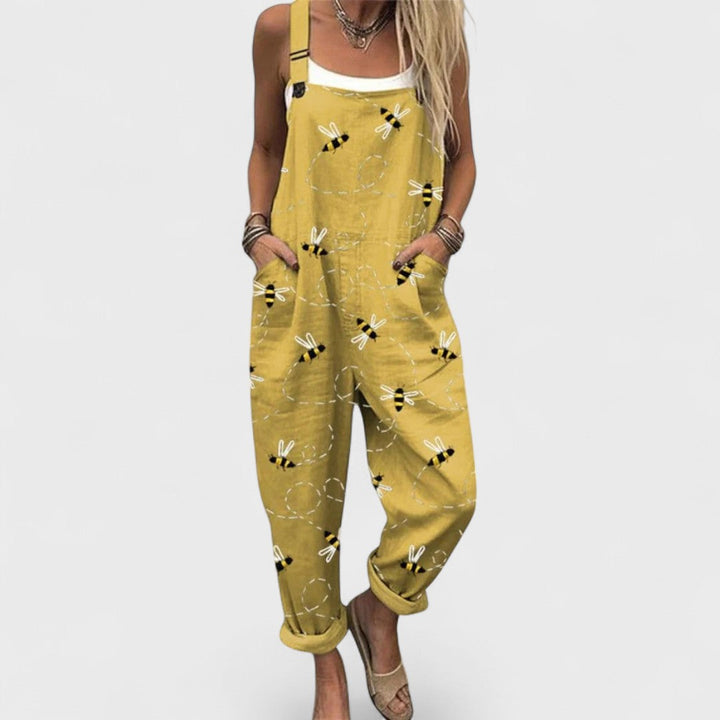 Marta | Women's Artisan Jumpsuit with Straps