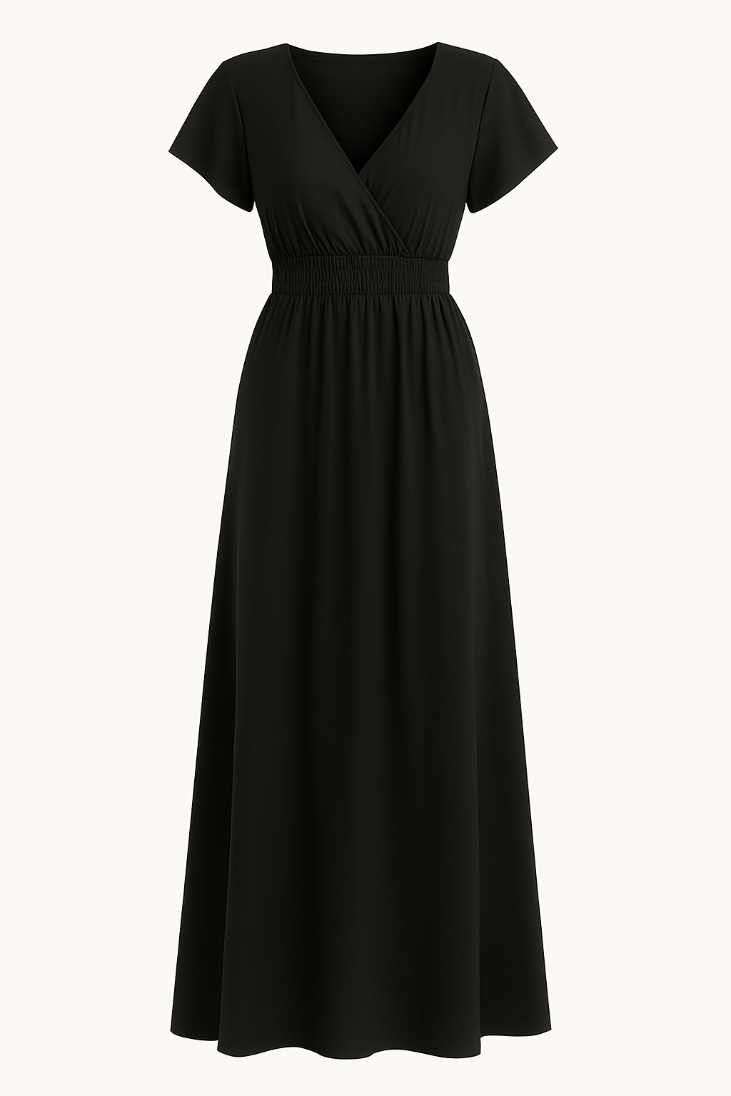 Isabella | Casual V-Neck Tummy Covering Dress