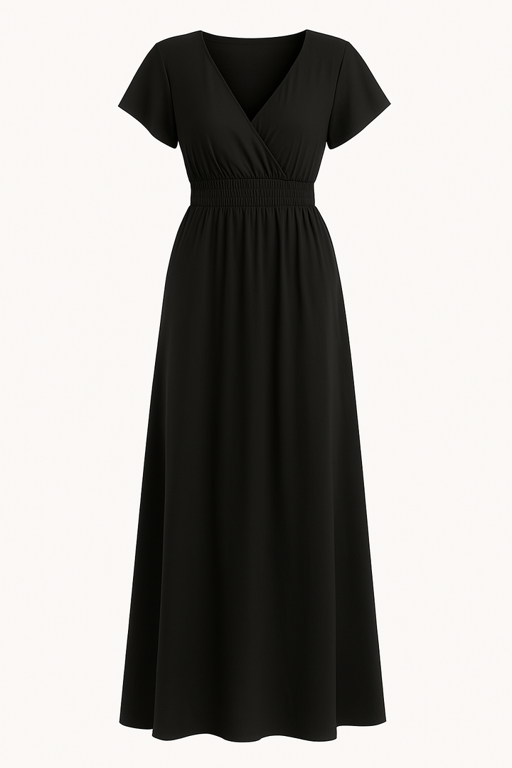 Isabella | Casual V-Neck Tummy Covering Dress