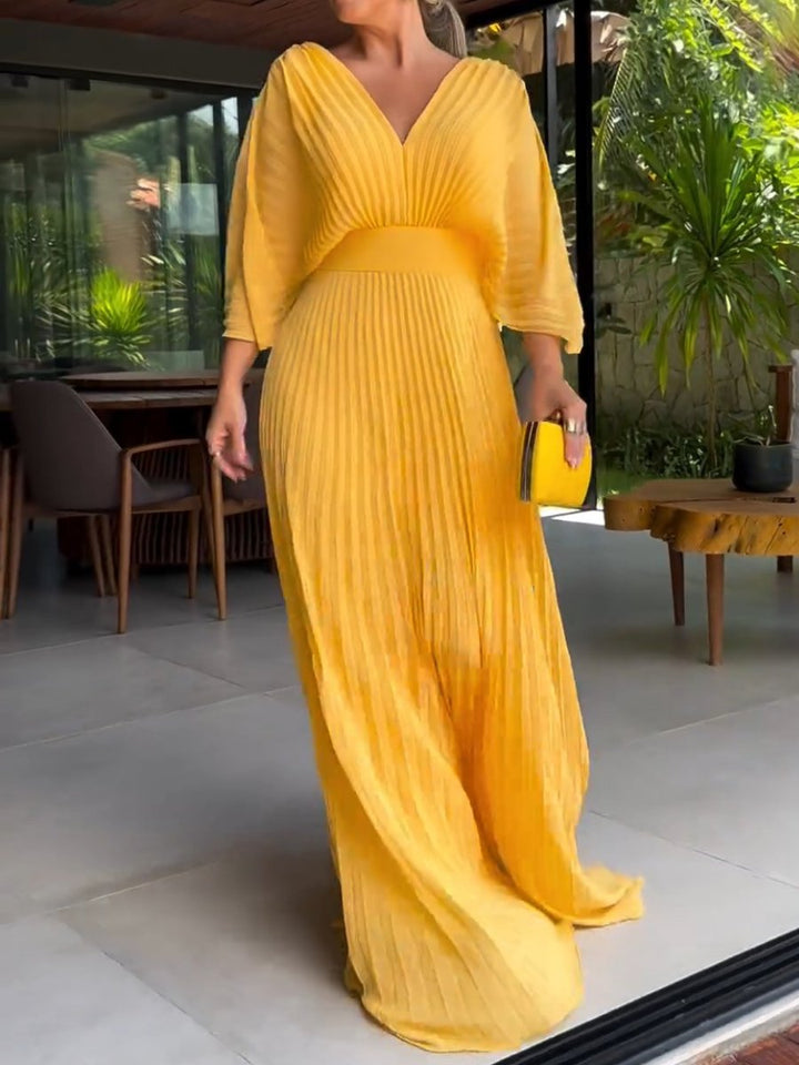 Ria™ - Floating Ribbed Maxi Dress