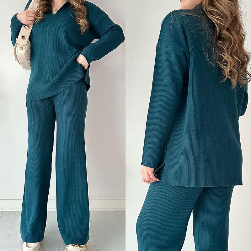 Lily™ - Comfortable V-neck Co-ord Set